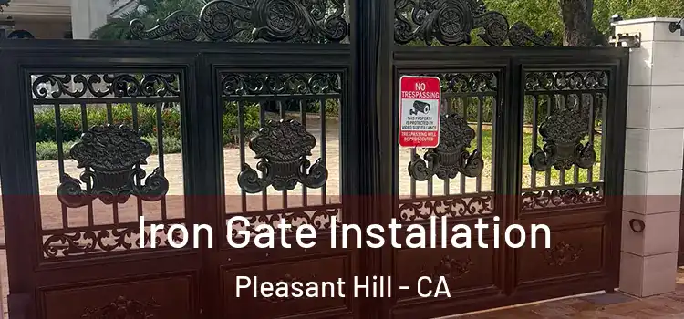 Iron Gate Installation Pleasant Hill - CA
